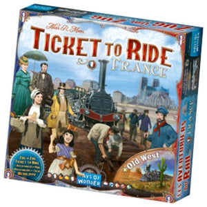 Days of Wonder Board & Card Games Ticket to Ride - France & Old West Map Expansion