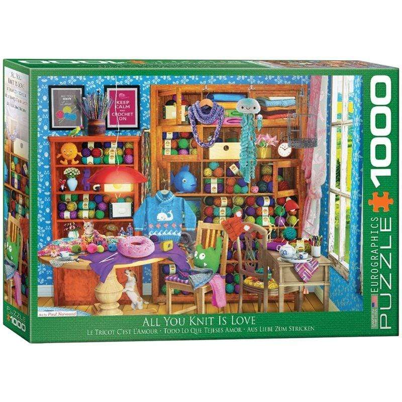 Eurographics Jigsaws All You Knit Is Love (1000pc) Eurographics