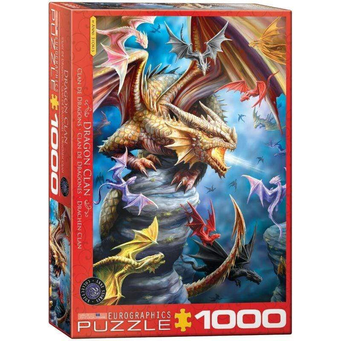 Anne Stokes - Dragon Clan (1000pc) Eurographics