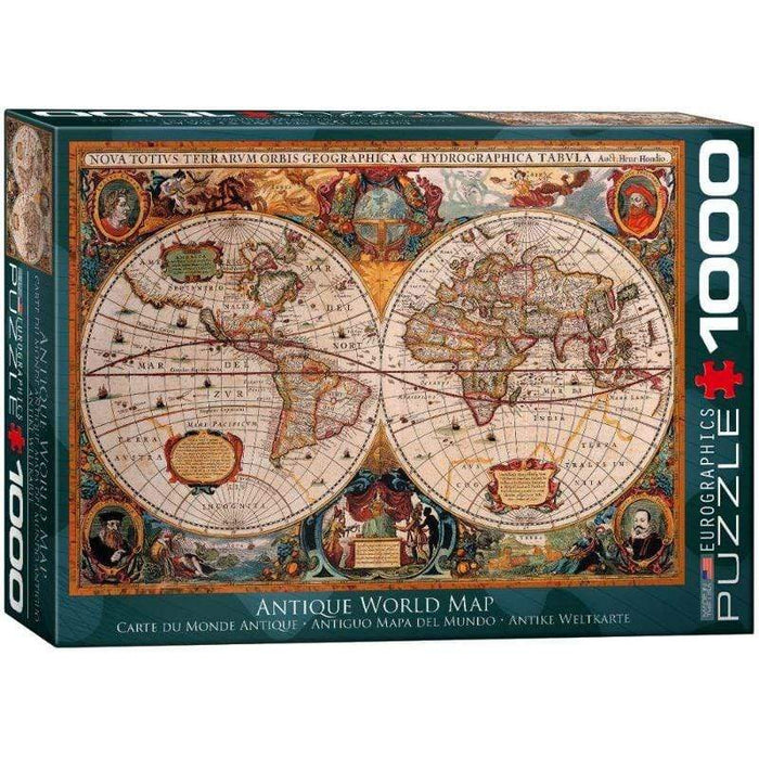 Antique World Map V1 (1000pc) Eurographics