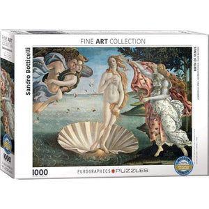 Eurographics Jigsaws Birth of Venus - Botticelli - Fine Art Collection (1000pc) Eurographics