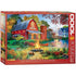 Eurographics Jigsaws Campfire by the Barn (1000pc) Eurographics