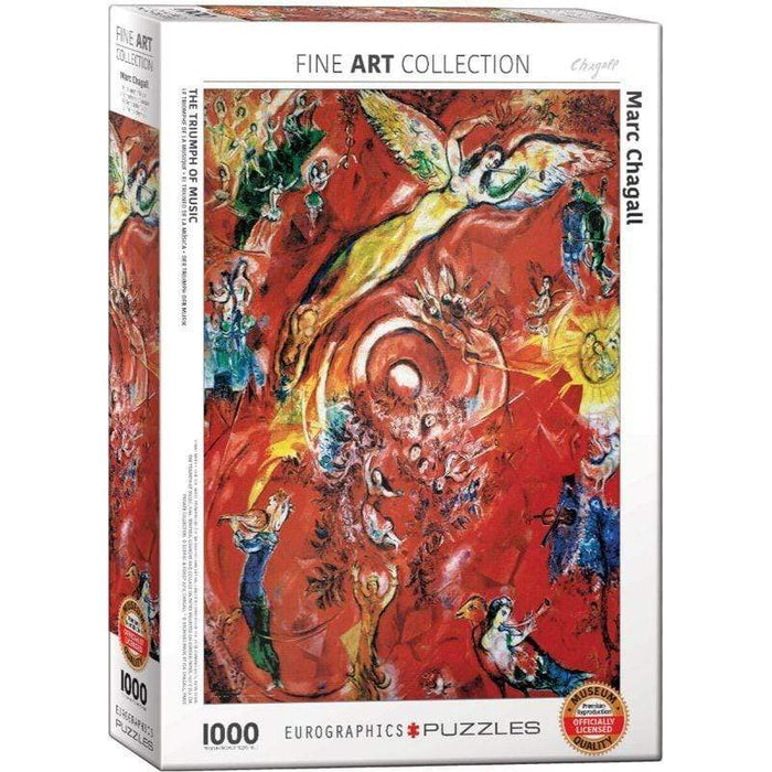 Chagall - Triumph of Music (1000pc) Eurographics