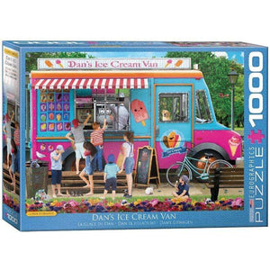 Eurographics Jigsaws Dan's Ice Cream Van (1000pc) Eurographics