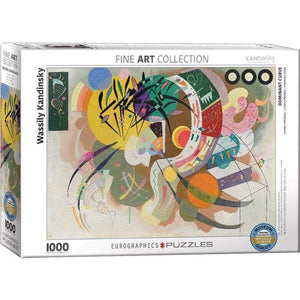 Eurographics Jigsaws Dominant Curve - Kandinsky - Fine Art Collection (1000pc) Eurographics