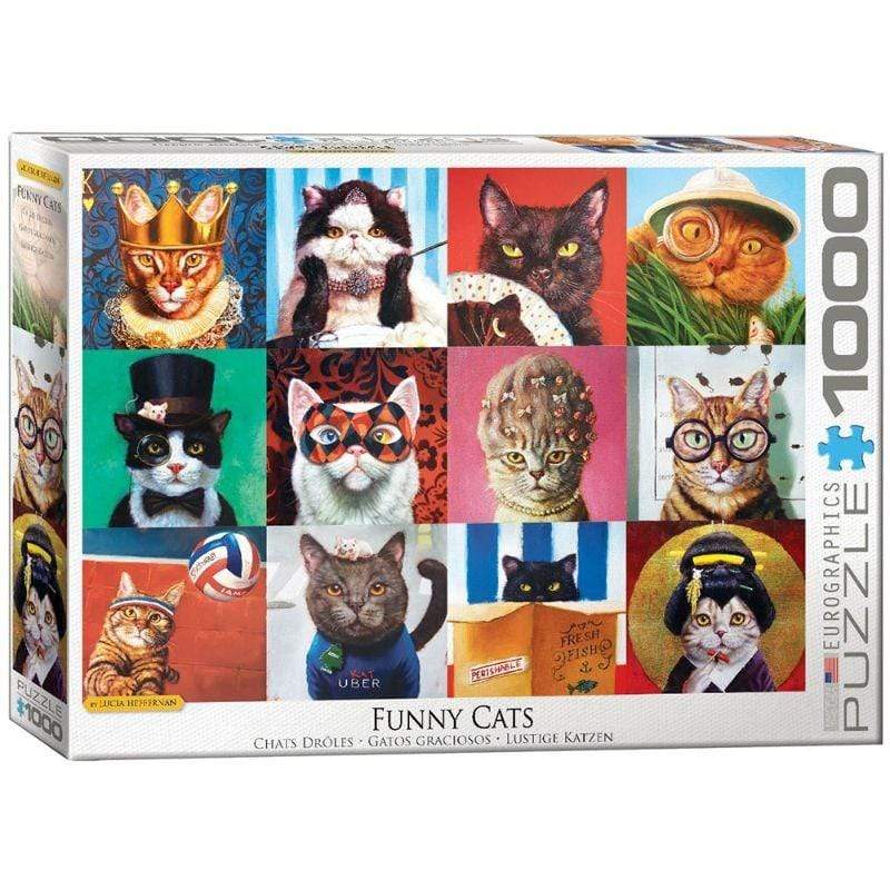 Eurographics Jigsaws Funny Cats (1000pc) Eurographics