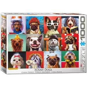 Eurographics Jigsaws Funny Dogs (1000pc) Eurographics