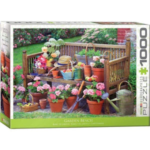 Eurographics Jigsaws Garden Bench (1000pc) Eurographics