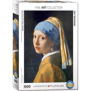 Eurographics Jigsaws Girl with the Pearl Earring (1000pc) Eurographics