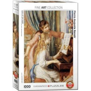 Eurographics Jigsaws Girls on the Piano - Renoir - Fine Art Collection (1000pc) Eurographics