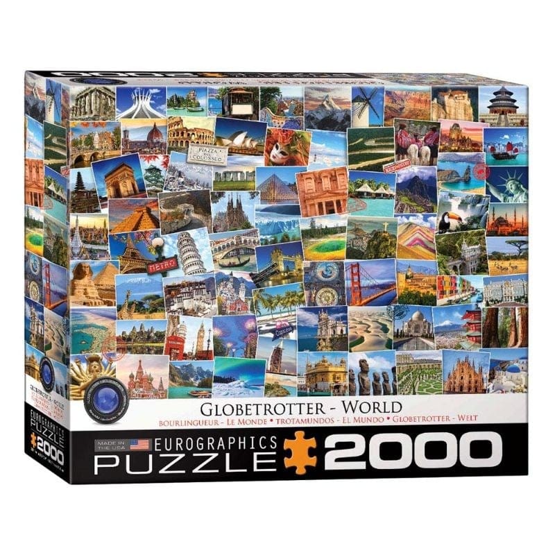 Eurographics Jigsaws Globetrotter World (2000pc) Eurographics