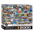 Eurographics Jigsaws Globetrotter World (2000pc) Eurographics