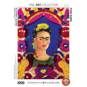Eurographics Jigsaws Kahlo - Self Portrait (1000pc) Eurographics