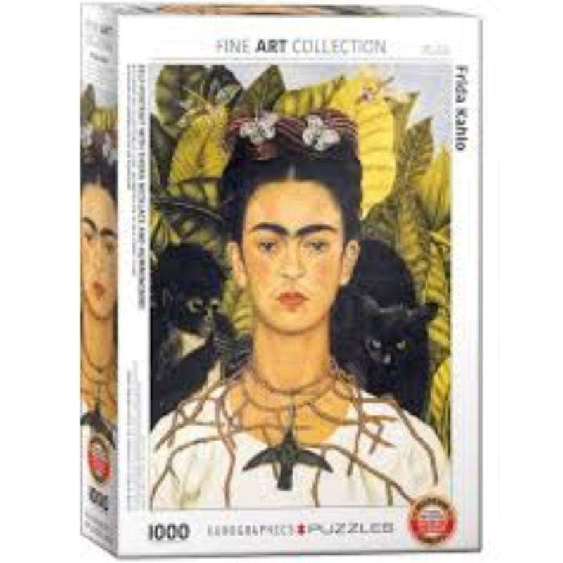 Eurographics Jigsaws Kahlo - Thorn Necklace And Hummingbird (1000pc) Eurographics