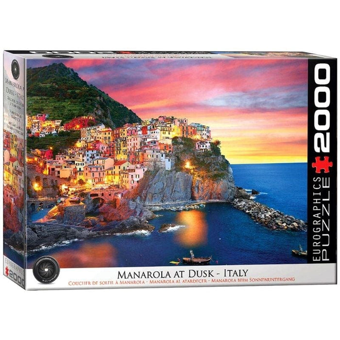 Manarola at Dusk Italy (2000pc) Eurographics