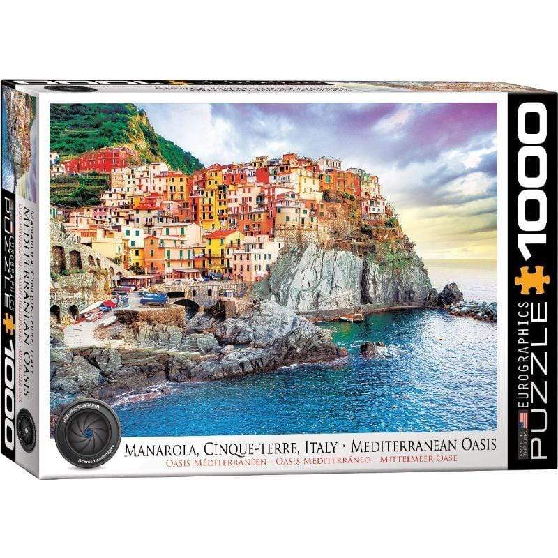 Eurographics Jigsaws Manarola, Cinque-Terre, Italy (1000pc) Eurographics