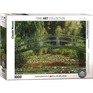 Eurographics Jigsaws Monet - Japanese Footbridge (1000pc) Eurographics