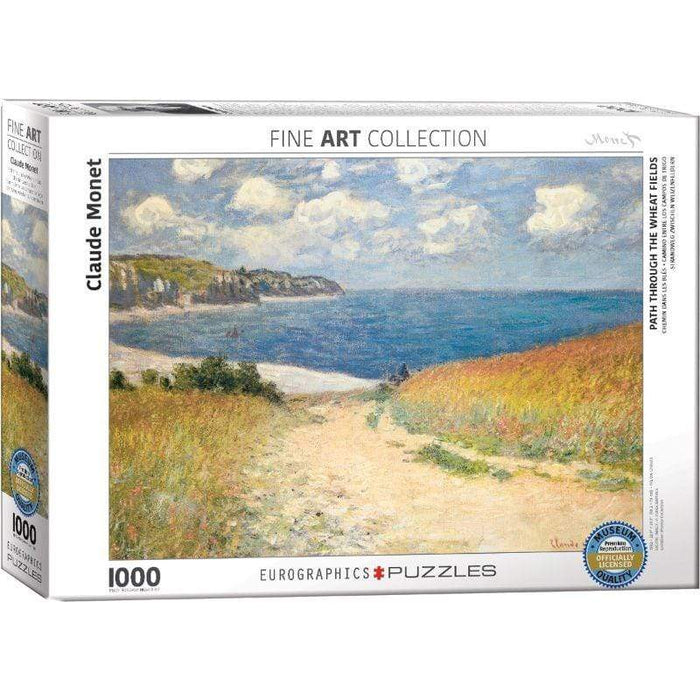 Monet - Path Thru Wheat Field (1000pc) Eurographics