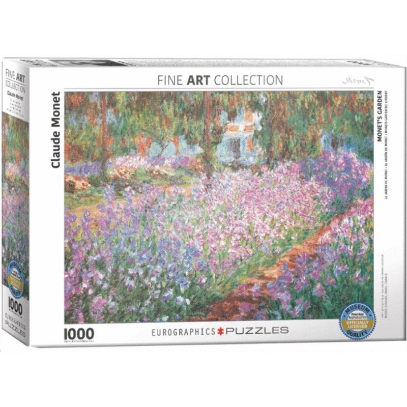 Eurographics Jigsaws Monetâs Garden - Monet - Fine Art Collection (1000pc) Eurographics