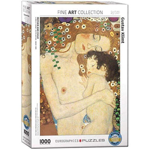 Eurographics Jigsaws Mother and Child - Klimt - Fine Art Collection (1000pc) Eurographics