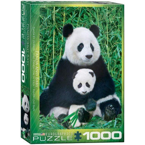 Eurographics Jigsaws Panda & Baby (1000pc) Eurographics