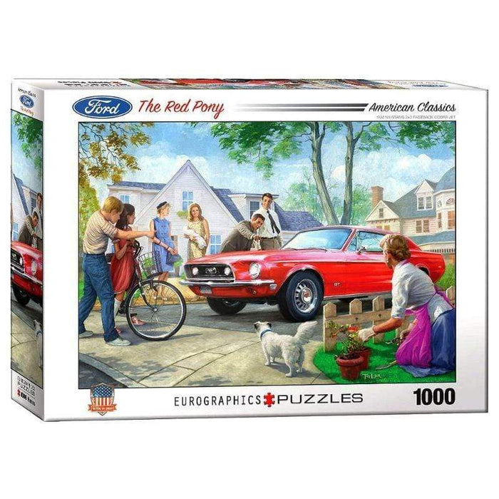 Red Pony Mustang (1000pc) Eurographics