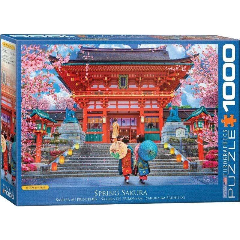 Eurographics Jigsaws Spring Sakura (1000pc) Eurographics