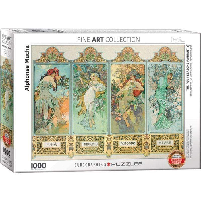 The Four Seasons - Mucha - Fine Art Collection (1000pc) Eurographics