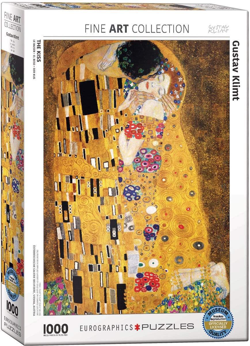 Eurographics Jigsaws The Kiss - Klimt - Fine Art Collection (1000pc) Eurographics