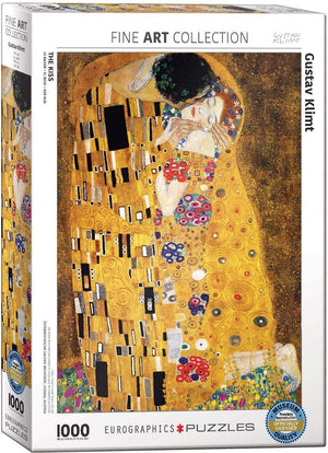 Eurographics Jigsaws The Kiss - Klimt - Fine Art Collection (1000pc) Eurographics