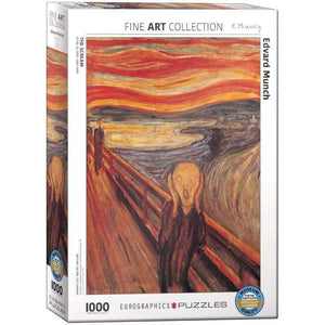 Eurographics Jigsaws The Scream - Munch - Fine Art Collection (1000pc) Eurographics
