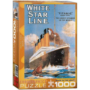 Eurographics Jigsaws Titanic White Star Line (1000pc) Eurographics