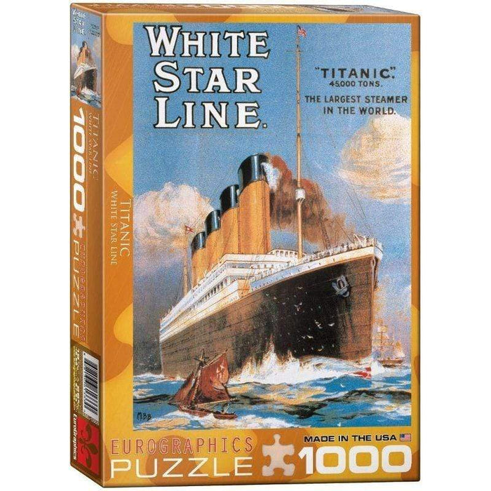 Titanic White Star Line (1000pc) Eurographics