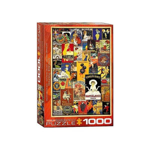 Eurographics Jigsaws Variety Vintage Posters (1000pc) Eurographics