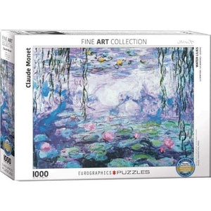 Eurographics Jigsaws Waterlilies - Monet - Fine Art Collection (1000pc) Eurographics