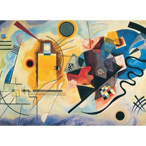 Eurographics Jigsaws Yellow Red Blue - Kandinsky - Fine Art Collection (1000pc) Eurographics