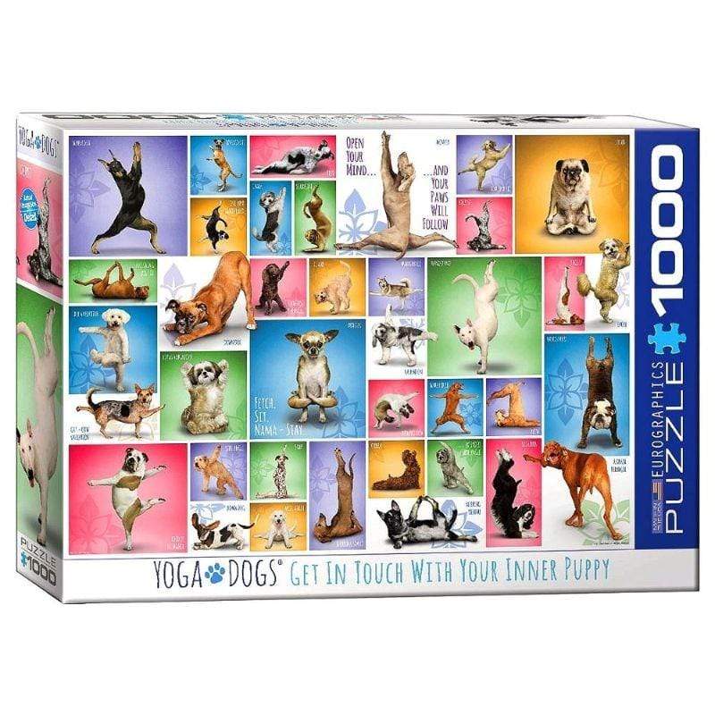 Eurographics Jigsaws Yoga Dogs (1000pc) Eurographics