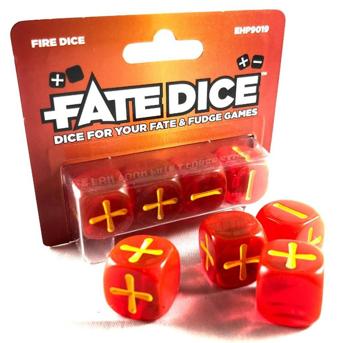 Dice - Fate Dice - Fire (4)