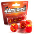 Evil Hat Productions Dice Dice - Fate Dice - Fire (4)