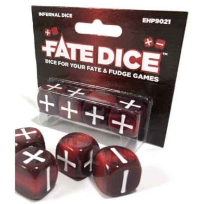 Dice - Fate Dice - Infernal (4)