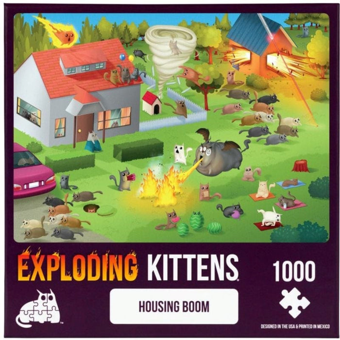 Exploding Kittens Puzzle - Housing Boom (1000pc)