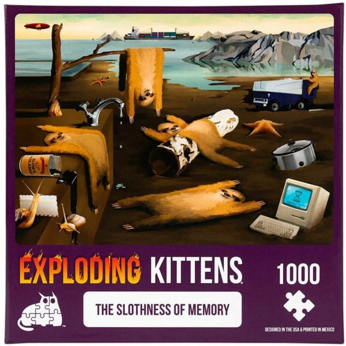 Exploding Kittens Puzzle - Slothness Of Memory (1000pc)