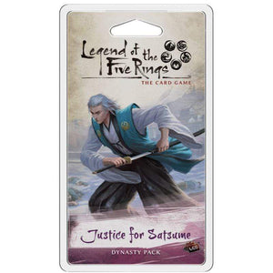 Fantasy Flight Games Living Card Games Legend of the Five Rings LCG - Justice for Satsume Dynasty Pack