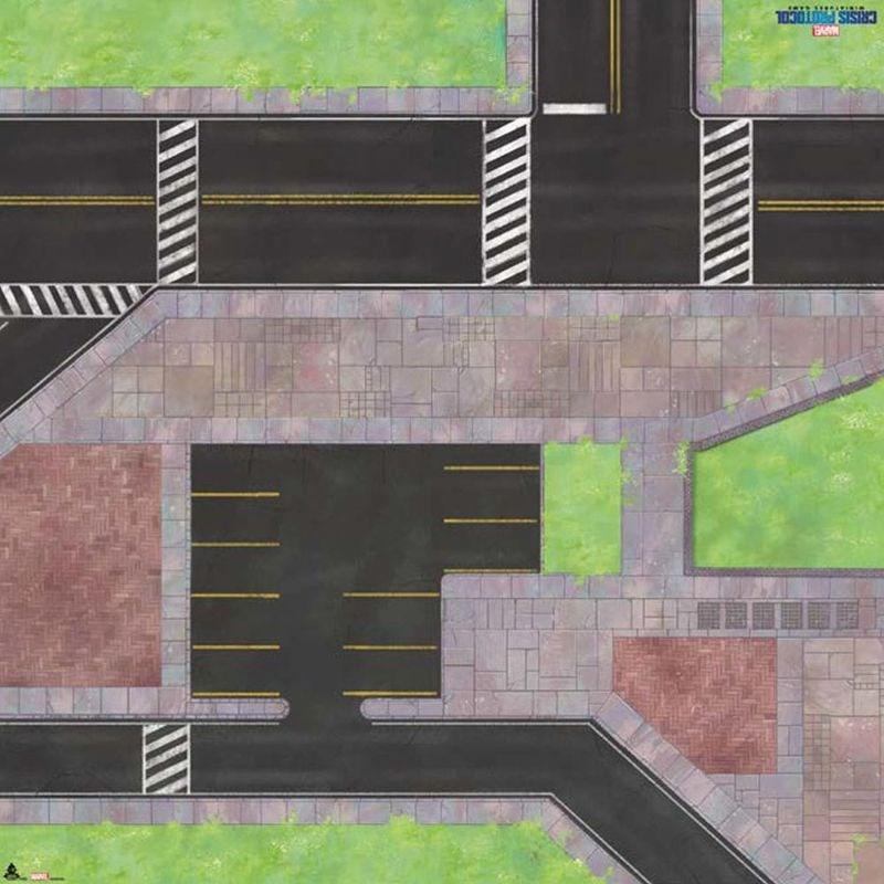 Fantasy Flight Games Miniatures Marvel Crisis Protocol Miniatures Game - Midtown Mayhem Game Mat