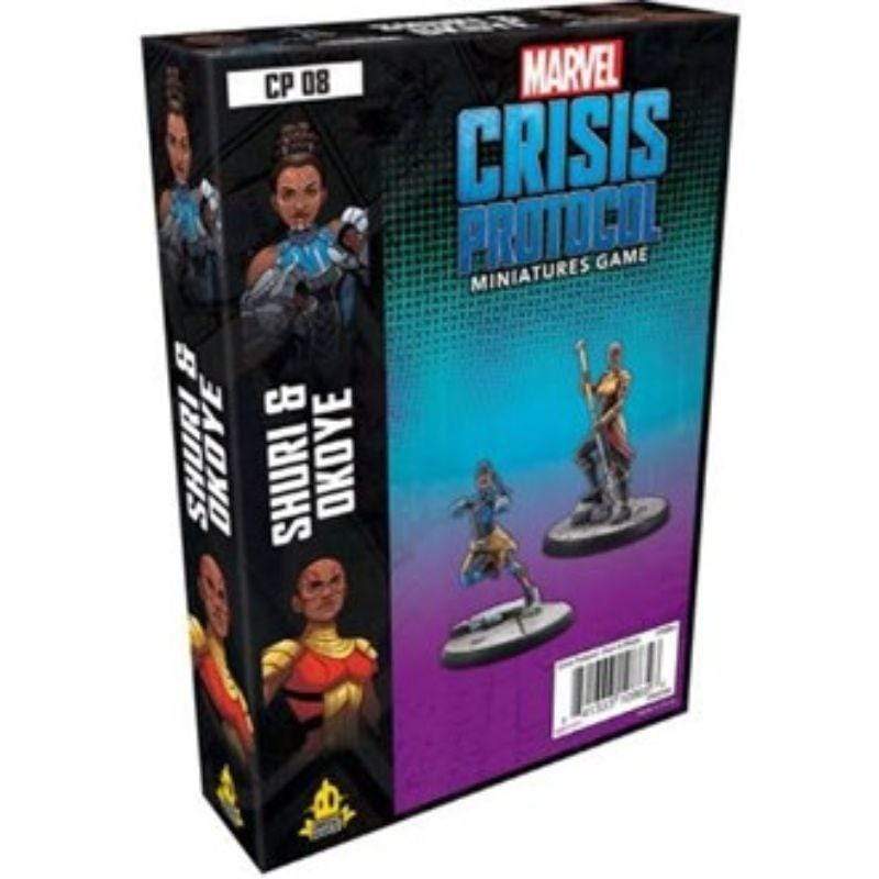 Fantasy Flight Games Miniatures Marvel Crisis Protocol Miniatures Game - Shuri and Okoye Expansion
