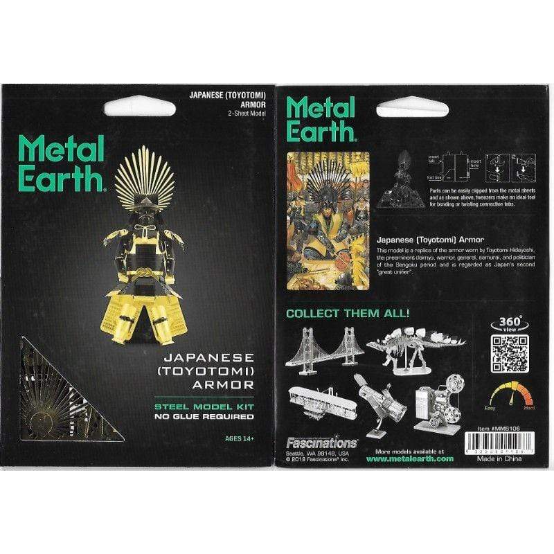 Fascinations Construction Puzzles Metal Earth - Japanese Armor