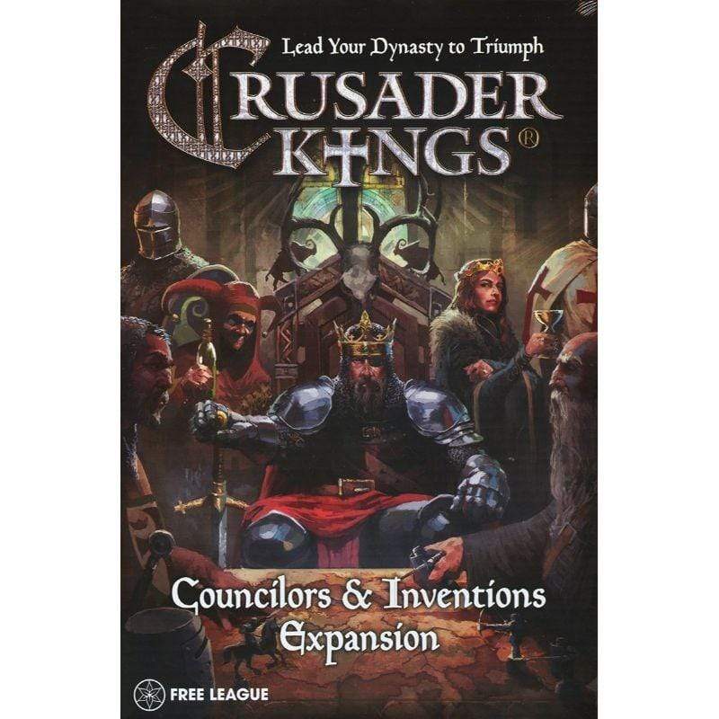 Free League Board & Card Games Crusader Kings - Councilors & Inventions Expansion