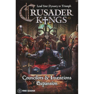 Free League Board & Card Games Crusader Kings - Councilors & Inventions Expansion