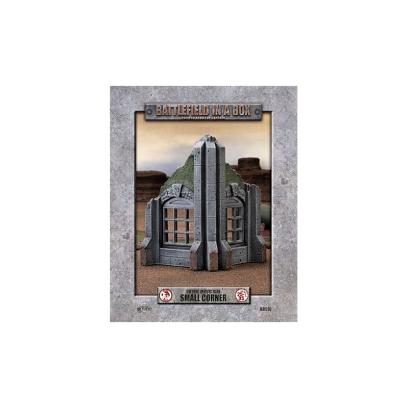 Gale Force Nine Miniatures Battlefield in a Box - Gothic Industrial - Small Corner (x1) - 30mm