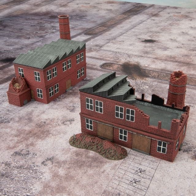 Gale Force Nine Miniatures Flames of War - Eastern Front - Scenery - Factories